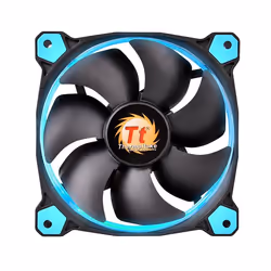 Thermaltake Riing 14, Ventilatore, 14 cm, 1400 Giri/min, Nero, Blu