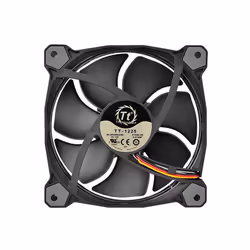 Thermaltake CL-F042-PL12SW-B sistema di raffreddamento per computer Case per computer Ventilatore 12 cm Nero - Vista aggiuntiva 6