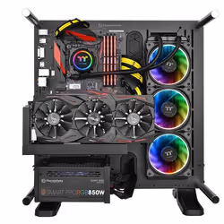 Thermaltake Floe Riing RGB 360 TT Processore Raffreddatore di liquidi tutto in uno 12 cm Nero 1 pz - Vista aggiuntiva 6
