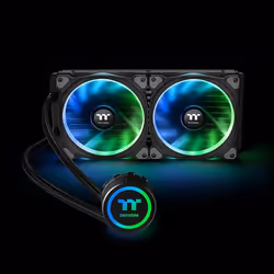 Thermaltake Floe Riing RGB 280 TT Case per computer Raffreddatore di liquidi tutto in uno 14 cm Nero - Vista aggiuntiva 4