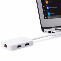 Edimax EU-4308 replicatore di porte e docking station per laptop USB 3.2 Gen 1 (3.1 Gen 1) Type-C Bianco - Vista aggiuntiva 5