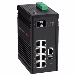 Edimax IGS-5208 switch di rete Gestito Gigabit Ethernet (10/100/1000) Nero - Vista aggiuntiva 4