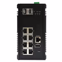 Edimax IGS-5208 switch di rete Gestito Gigabit Ethernet (10/100/1000) Nero - Vista aggiuntiva 5
