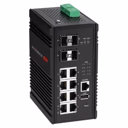 Edimax IGS-5408P switch di rete Gestito Gigabit Ethernet (10/100/1000) Supporto Power over Ethernet (PoE) Nero - Vista aggiuntiva 4