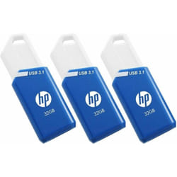PNY x755w Triple Pack unità flash USB 32 GB USB tipo A 3.2 Gen 1 (3.1 Gen 1) Blu, Bianco