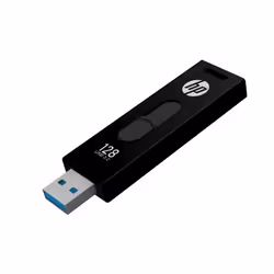 HP x911w, 128 GB, USB tipo A, 3.2 Gen 1 (3.1 Gen 1), 500 MB/s, Lamina di scorrimento, Nero