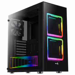 Aerocool Tor, Midi Tower, PC, Nero, ATX, micro ATX, Mini-ITX, Acrilonitrile butadiene stirene (ABS), SPCC, Gaming