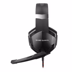 Mars Gaming MHX cuffia e auricolare Cablato A Padiglione Nero, Rosso