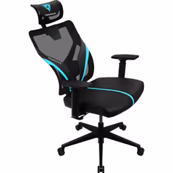 ThunderX3 YAMA1 Sedia per gaming universale Nero, Blu - Vista aggiuntiva 7