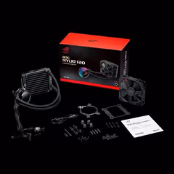 ASUS ROG RYUO 120 Processore Raffreddatore di liquidi tutto in uno 12 cm Nero 1 pz - Vista aggiuntiva 7