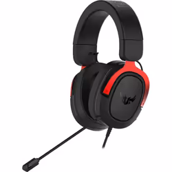 ASUS TUF Gaming H3, Cablato, Gaming, 20 - 20000 Hz, 294 g, Auricolare, Nero, Rosso