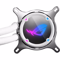 ASUS ROG Strix LC 240 RGB White Edition Processore Raffreddatore di liquidi tutto in uno 12 cm Bianco - Vista aggiuntiva 6