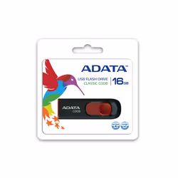 ADATA C008 unità flash USB 16 GB USB tipo A 2.0 Nero, Rosso