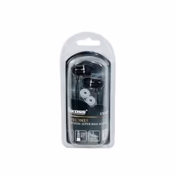 Vakoss LT-437EX, Cablato, MUSICA, 20 - 20000 Hz, Auricolare, Nero