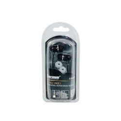 Vakoss LT-437EX cuffia e auricolare Cablato In-ear MUSICA Nero