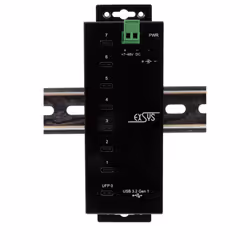 EXSYS EX-1147HMVS hub di interfaccia USB 3.2 Gen 1 (3.1 Gen 1) Type-C Nero - Vista aggiuntiva 2