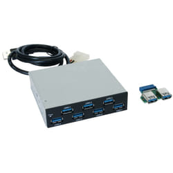 EXSYS EX-1167 hub di interfaccia 5000 Mbit/s Nero