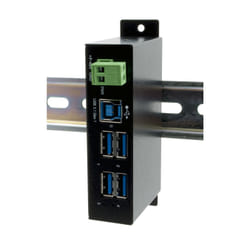 EXSYS EX-1504HMS hub di interfaccia USB 3.2 Gen 1 (3.1 Gen 1) Type-B 5000 Mbit/s Nero