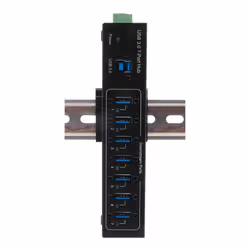 EXSYS EX-11227HMVS hub di interfaccia USB 3.2 Gen 1 (3.1 Gen 1) Type-B 5000 Mbit/s Nero - Vista aggiuntiva 2
