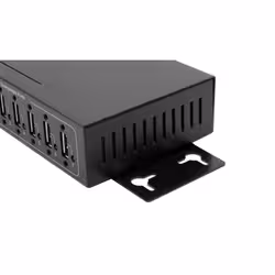 EXSYS EX-11227HMVS hub di interfaccia USB 3.2 Gen 1 (3.1 Gen 1) Type-B 5000 Mbit/s Nero - Vista aggiuntiva 5