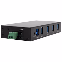 EXSYS EX-11234HMS hub di interfaccia USB 3.2 Gen 1 (3.1 Gen 1) Type-B 5000 Mbit/s Nero - Vista aggiuntiva 2