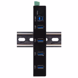 EXSYS EX-11234HMS hub di interfaccia USB 3.2 Gen 1 (3.1 Gen 1) Type-B 5000 Mbit/s Nero - Vista aggiuntiva 3