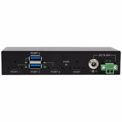 EXSYS EX-11295HMS hub di interfaccia USB 3.2 Gen 2(3.1 Gen 2) Type-B 10000 Mbit/s Nero