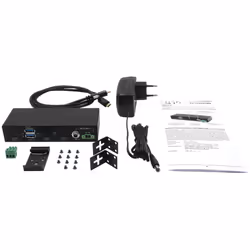 EXSYS EX-11295HMS hub di interfaccia USB 3.2 Gen 2(3.1 Gen 2) Type-B 10000 Mbit/s Nero - Vista aggiuntiva 5