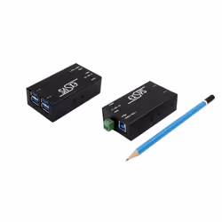 EXSYS EX-1181HMS hub di interfaccia USB 3.2 Gen 1 (3.1 Gen 1) Type-B 5000 Mbit/s Nero - Vista aggiuntiva 2