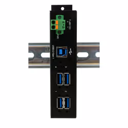 EXSYS EX-1185HMVS-2 hub di interfaccia USB 3.2 Gen 1 (3.1 Gen 1) Type-B 5000 Mbit/s Nero - Vista aggiuntiva 2