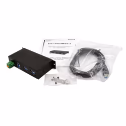 EXSYS EX-1185HMVS-2 hub di interfaccia USB 3.2 Gen 1 (3.1 Gen 1) Type-B 5000 Mbit/s Nero - Vista aggiuntiva 3