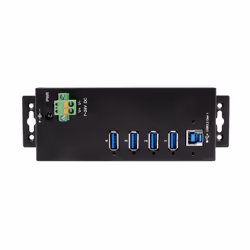 EXSYS EX-1186HMVS-2 hub di interfaccia USB 3.2 Gen 1 (3.1 Gen 1) Type-B 5000 Mbit/s Nero - Vista aggiuntiva 4