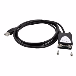 EXSYS EX-1311-2-5V, Nero, 1,8 m, USB tipo A, RS-232, Maschio, Maschio