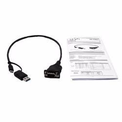 EXSYS EX-23001 cavo seriale Nero 0,5 m USB Type-A/USB Type-C DB-9 - Vista aggiuntiva 3