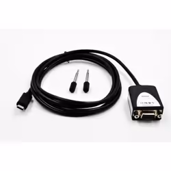 EXSYS EX-2311-2F cavo seriale Nero 1,8 m DB-9