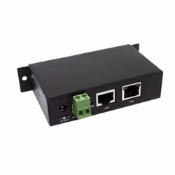 EXSYS EX-6007POE, Gigabit Ethernet, 10,100,1000 Mbit/s, IEEE 802.3af, Nero, 48 V, 300 g