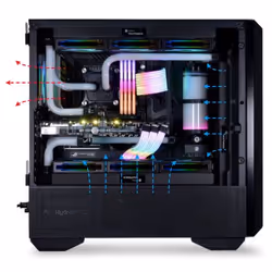 Lian Li LANCOOL III Midi Tower Nero, Trasparente - Vista aggiuntiva 7
