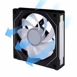 Lian Li UF-RSLIN120-1B sistema di raffreddamento per computer Case per computer Ventilatore 12 cm Nero 1 pz - Vista aggiuntiva 6