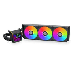Lian Li GA II LCD Processore Kit di raffreddamento a liquido 36 cm Nero 1 pz
