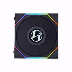 Lian Li 12RTLLCD1B sistema di raffreddamento per computer Case per computer Ventilatore 12 cm Nero 1 pz
