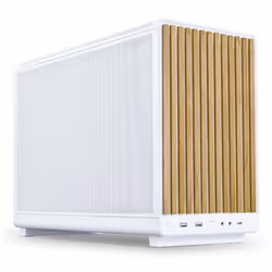 Lian Li A3-mATX, Micro Tower, PC, Bianco, Legno, micro ATX, Micro-ITX, Acciaio, 16,5 cm