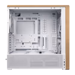 Lian Li Lancool LAN217W computer case Midi Tower Bianco, Legno - Vista aggiuntiva 4