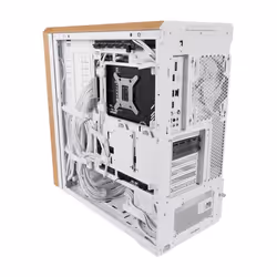 Lian Li Lancool LAN217W computer case Midi Tower Bianco, Legno - Vista aggiuntiva 6