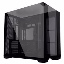 Lian Li O11 VISION COMPACT, Tower, PC, Nero, ATX, micro ATX, Mini-ITX, EATX, Acciaio, Alluminio, Vetro temperato, 16,4 cm