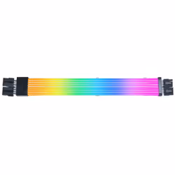 Lian Li Strimer Wireless, 2x8 pin, Nero, Trasparente, Silicone, Elastomero Termoplastico (TPE), 0,34 m, 1 pz