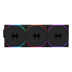 Lian Li 12RTL1W3B sistema di raffreddamento per computer Case per computer Ventilatore 12 cm Nero