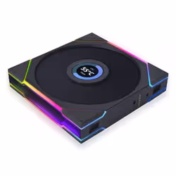 Lian Li Uni Fan TL LCD Case per computer, Processore Ventilatore 14 cm Nero 1 pz - Vista aggiuntiva 3