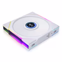 Lian Li Uni Fan TL LCD Case per computer, Processore Ventilatore 14 cm Bianco 1 pz - Vista aggiuntiva 2