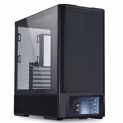 Lian Li LAN207DX, Midi Tower, PC, Nero, ATX, micro ATX, Mini-ITX, Acciaio, Vetro temperato, 18 cm