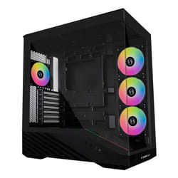 Lian Li Vector V100 Midi Tower Nero, Trasparente